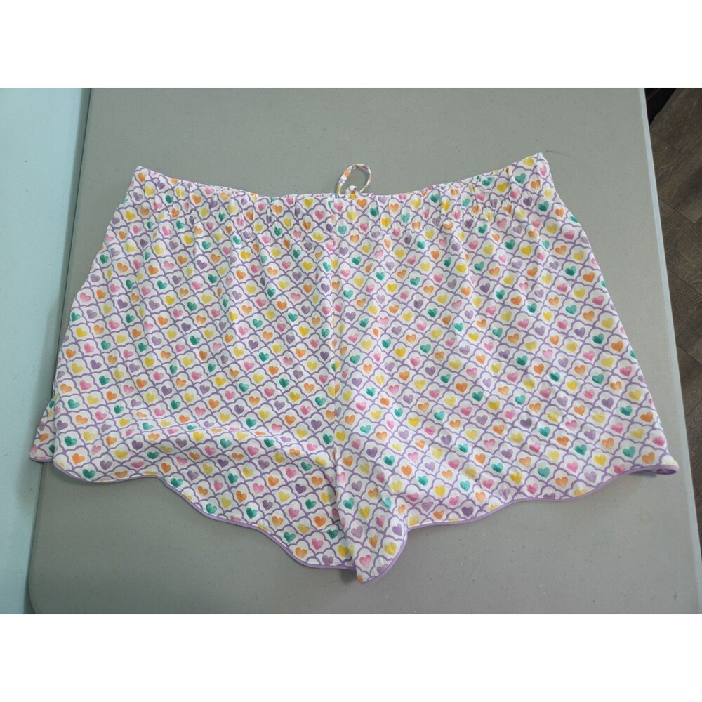 Roller Rabbit x Target Women’s Geo Hearts Pajama shorts 2x new with tags - Picture 2 of 5